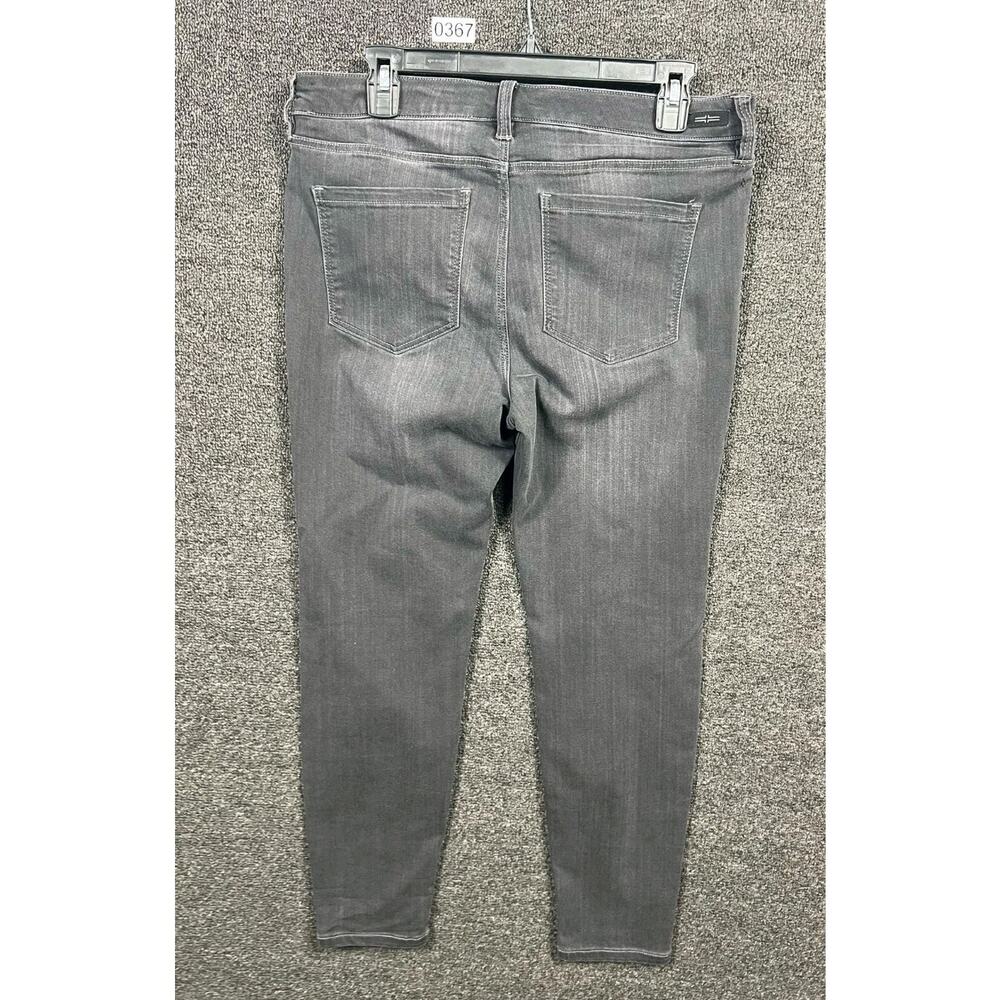 Liverpool Petite The Skinny Black Faded Mid Rise Stretch Denim Jeans Womens 12P - Picture 2 of 14